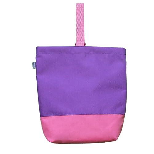 シューズバッグ キッズ シューズケース 上履き入れ 消臭・抗菌機能付き (パープル) | 