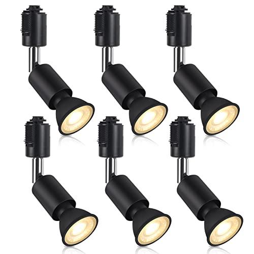 xydled ダクトレール用スポットライト E11 LED電球付き 50W ライティングバー用器具セット ライティングレール 天井照明 6個セッ | 