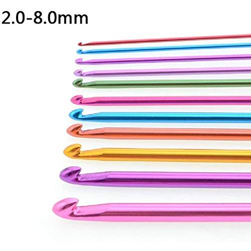 KOYOKAKI-JP かぎ針 11本入 編み棒 カラフル レース針 アフガン 編み針 アルミ製 アルミニウムフック 編み物道具 DIY手芸 マ |  | 02