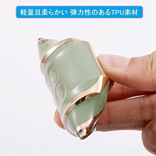 [ZANEKO] キーケース適合スズキ新型スペーシアキーカバー スペーシアカスタム ソリオ フレアワゴン スマートキーケース 軽量 (ホワイト) |  | 02