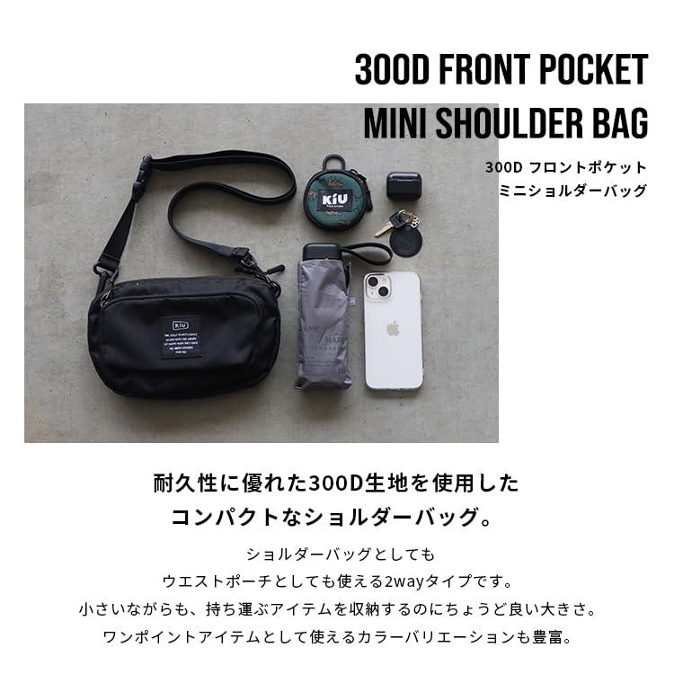 キウ] 300D フロントポケットミニショルダーバッグ FRONT POCKET MINI