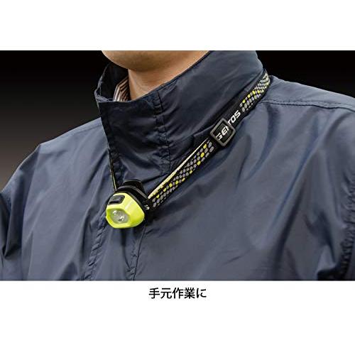 GENTOS(ジェントス) LED ヘッドライト 小型 軽量32g 電池式(CR2032) 20ルーメン HC-24YG 登山 釣り イエロー |  | 02