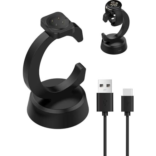 Google 対応 スマートウォッチ 充電ケーブル 充電器 USB充電 充電