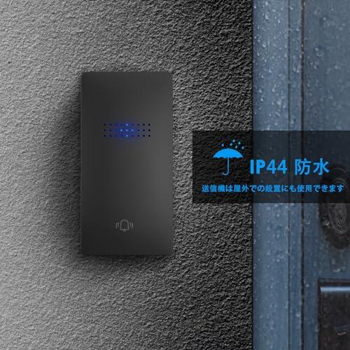 ワイヤレスチャイム 玄関チャイム 電池不要 自動発電 ドアベル 38曲メロディー 5段階音量調節 200M無線範囲 防水 防塵 メモリー機能 呼 |  | 01
