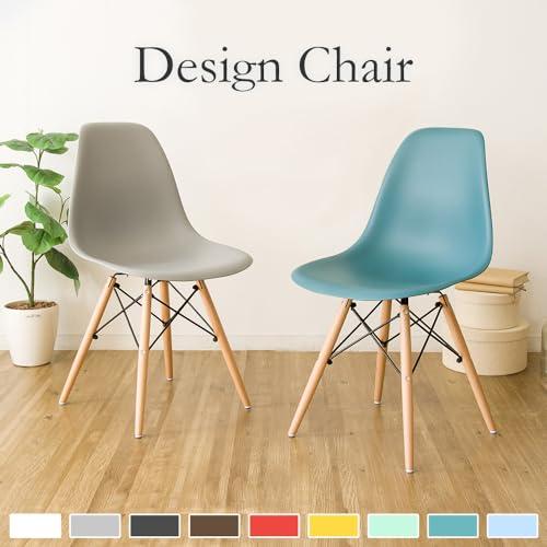 アイリスプラザ(IRIS PLAZA) 椅子 ダイニングチェア シェルチェア おしゃれ 北欧 韓国 勉強 リプロダクト 天然木脚 イエロー PP |  | 01