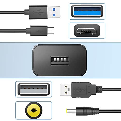 セガトイズ用 ACアダプター 5V 1A 玩具専用 電源ケーブル Punasi (Micro USBと4.0mm*1.7mm) PSE認証 すみ |  | 02