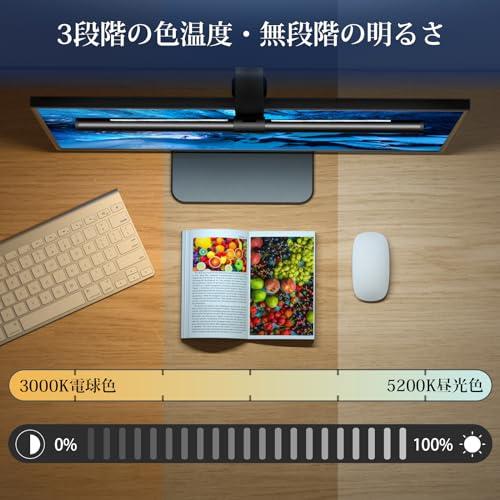 OOWOLF モニターライト 51cm 高演色CRI98+ PCモニター 掛け式ライト 無段階調光調色 背面ライト付き USBライト ブルーライ |  | 02