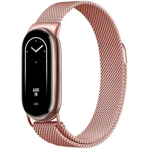 ZIZUCHLE] for Xiaomi Smart Band 10/9/8金属バンド シャオミ スマート