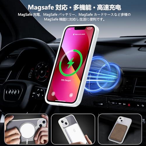 iPhone13 ケース iPhone14 BESINPO ガラスフィルム付き・MagSafe対応
