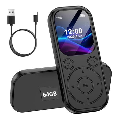 MP3プレーヤー 64GB Bluetooth 5.3 mp3プレイヤー 最大128GBのSDカード