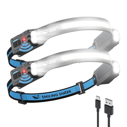 Smiling Shark ヘッドライト TD-0123-S 2つの集光ライト・幅広い照射