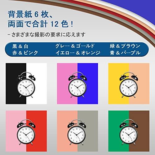 PULUZ 40cm撮影ボックス 簡易スタジオ 40cm 撮影ブース調光 円形led