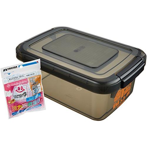 ハクバ HAKUBA 防湿保管ケース ドライボックスNEO 5.5L スモーク KMC-39 防湿庫 日本製 カビ対策 湿気対策 スタッキング | 