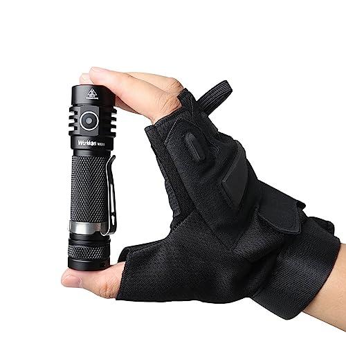 Wurkkos WK03 懐中電灯 防災 ledライト 1800ルーメン高輝度 フラッシュライト 小型 IP68防水機能 充電式 電池残量表示
