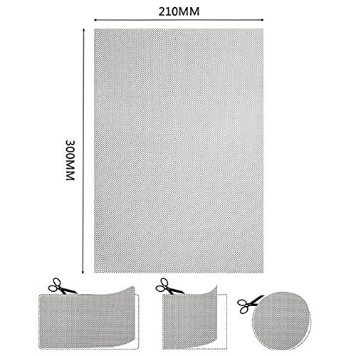 ステンレスメッシュ ステンレス平織金網 3枚セット 30x21cm 20メッシュ