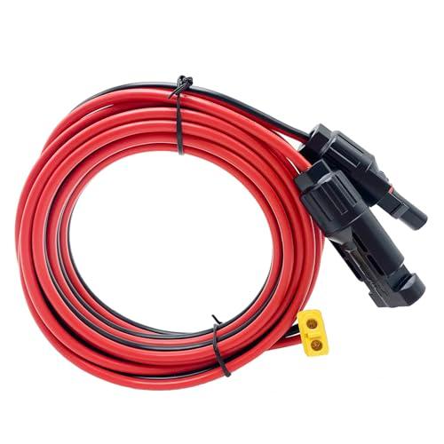 WBGADAM MC4ソーラーパネルからXT60 アダプターケーブル XT60メス 12AWG 延長ケーブル 0.6m 、ポータブル発電所、ソー |  | 01