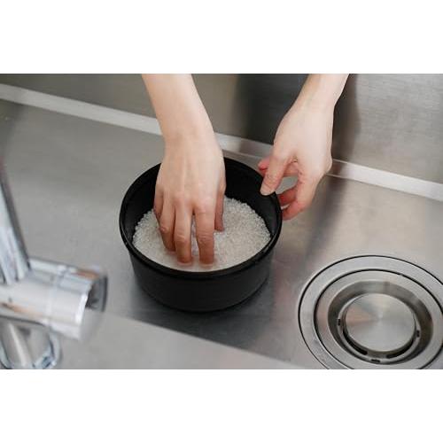 伊原企販 抗菌 電子レンジ用炊飯・保存容器 SUMINO いるだけお米たき 直径18×高さ9cm BN-01T 日本製 |  | 01