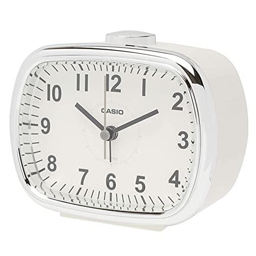 CASIO(カシオ) 目覚まし時計 置き時計 クリーム アナログ スヌーズ