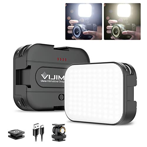 Ulanzi LEDビデオライト 撮影用ライト Type-C充電式 2000mAh 小型 170°回転式 2500K-6500K色温度 4つコー | 