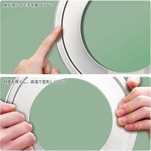 XINYUELI 中華セイロ用 受け台 蒸し器 蒸し板 せいろ用受け台 蒸籠用受け台 ステンレス製 22cm-32cm (シルバー 24.5CM |  | 02