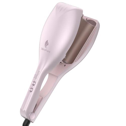 Miropure ヘアアイロン ウェーブアイロン カールアイロン 40mm 挟む