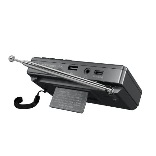 XHDATA D368 ポータブル短波ラジオ FM AM SW ワイドFM DSP ステレオ 防災ラジオ MP3 プレーヤー ワイヤレス 高感度 |  | 01