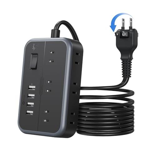 NTONPOWER 延長コード 2m 電源タップ usb付き コンセント タコ足配線