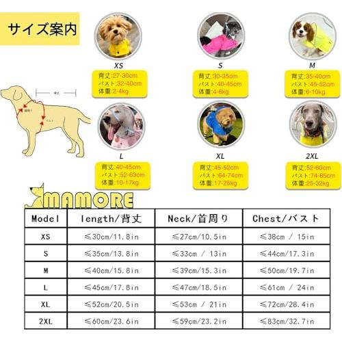 犬用レインコート 犬ドッグカッパ ポンチョ 梅雨対策 透明帽子付き 着脱簡単 防水 防雪 防風 通気 軽量 散歩用 小型犬 中型犬 大型犬 (ブ |  | 01