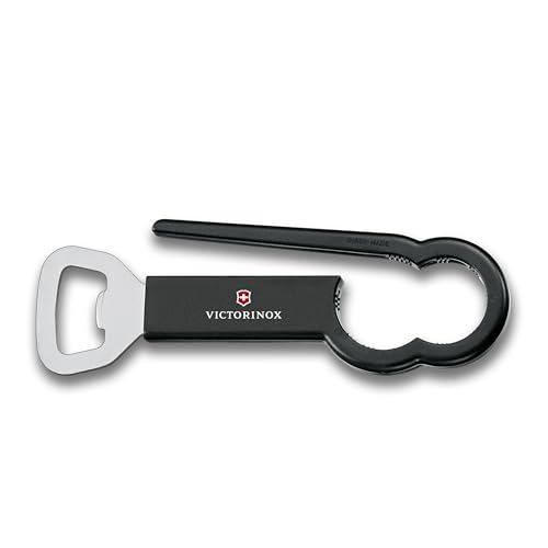 VICTORINOX(ビクトリノックス) ペットボトルオープナー 栓抜きとしても使えるPETボトルオープナー 17cm ブラック テコの原理で小 | 