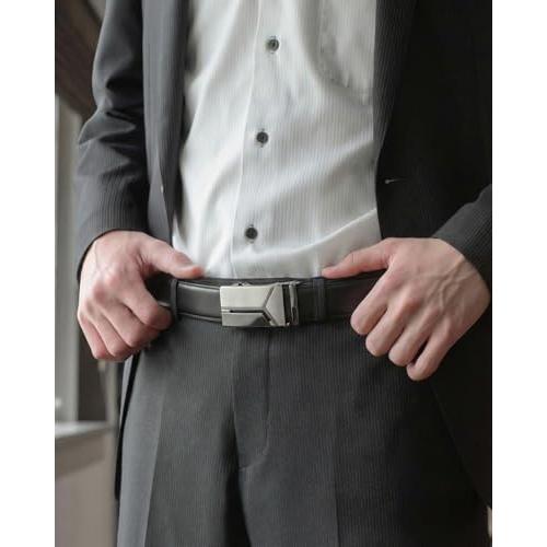 CHAOREN] ベルト メンズ ビジネス 大きいサイズ オートロック式 紳士用