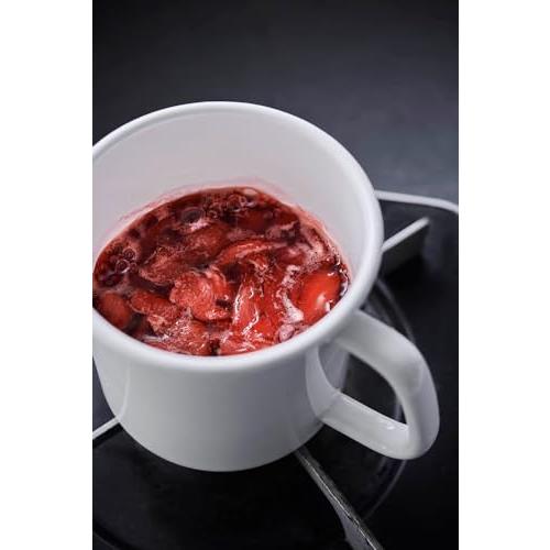 野田琺瑯(Nodahoro) 保存容器 ホーロー 耐熱 持ち手付きストッカー 丸形ラウンド Sサイズ シール蓋付 中身が見える ホワイトシリーズ |  | 01