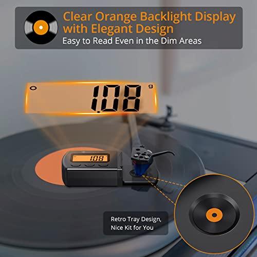 Neoteck 針圧計 レコードプレーヤー用 0-5ｇ測定範囲 高精度 デジタル LP スタイラスフォースメーター レコード 収納ケース付き 1 |  | 02