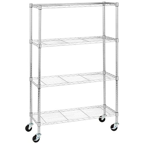 【50％OFF】 ベーシック キッチンラック メタルラック 棚 4段スチールラック スチールラック・メタルラック