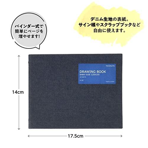 トコナッツ ノート ドローイングブック 濃デニム S-107 DM |  | 01