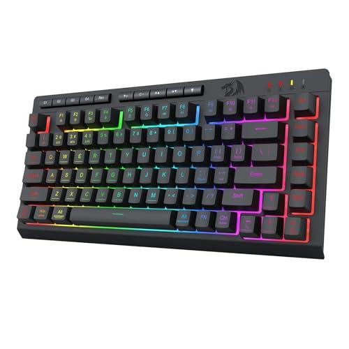 Redragon K524 無線 ゲーミングキーボード 75% テンキーレス2.4G/BT