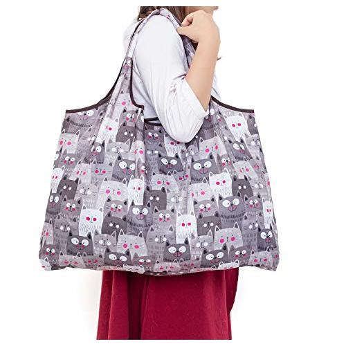 LANODO エコバッグ 買い物袋 収納 簡単 折りたたみ 軽い ショッピング