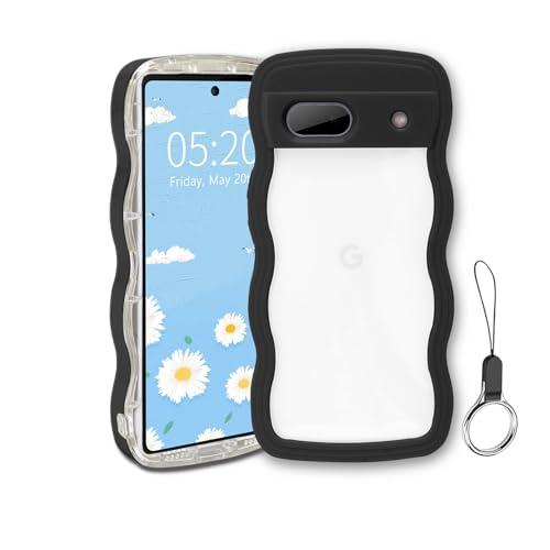 Google Pixel 6A ケース クリア ウェーブ ピクセル 6A TPU波状フレーム うねうね グーグル ピクセル6A 滑り止め スマホ | 