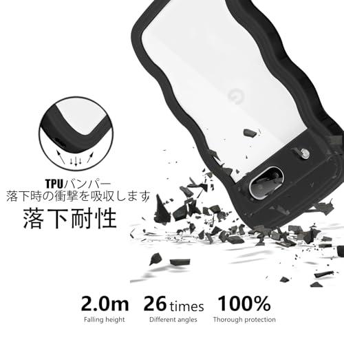 Google Pixel 6A ケース クリア ウェーブ ピクセル 6A TPU波状フレーム うねうね グーグル ピクセル6A 滑り止め スマホ |  | 01