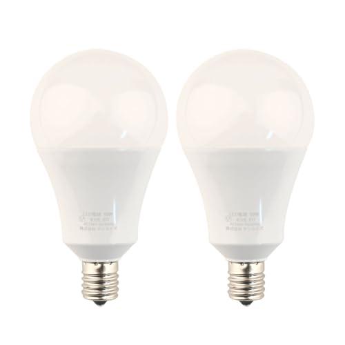 LED電球 E17口金 100W形相当 昼白色 10W 5000k 1200lm 広配光 調光不可 PSE認証済み 2個パック | 