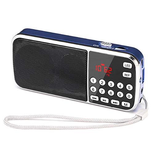 Gemean J-189 USB 小型 ラジオ 充電式 bluetoothスピーカー