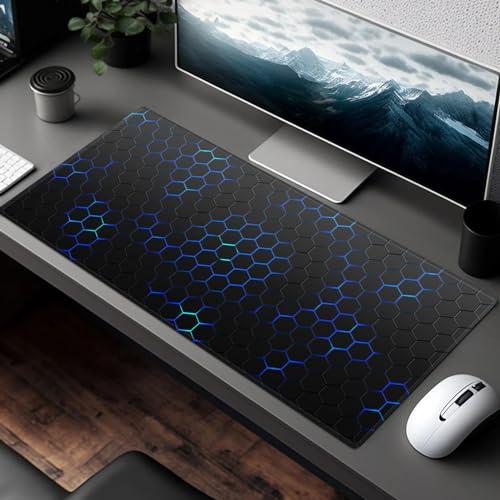iCasso マウスパッド ゲーミング 大型 北欧風柄 デスクマット90x40cm