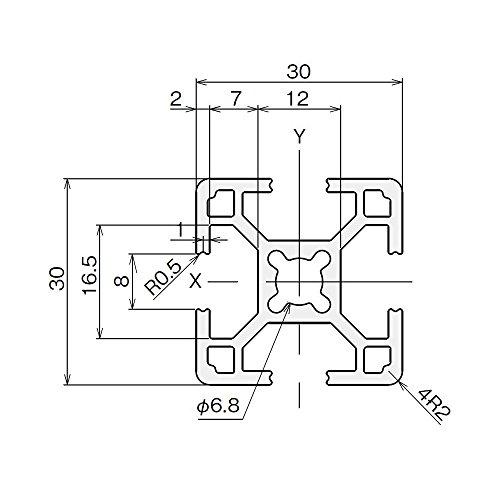 エスユウエス(SUS) SF2-30・30 SF9-322 4本入 (アルミフレーム) (シルバー 500mm) |  | 01