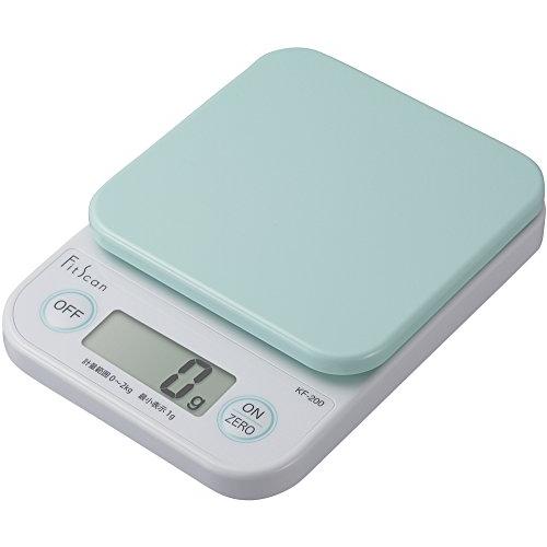 タニタ(Tanita) クッキングスケール キッチン はかり 料理 デジタル 2kg 1g単位 グリーン KF-200 GR | 