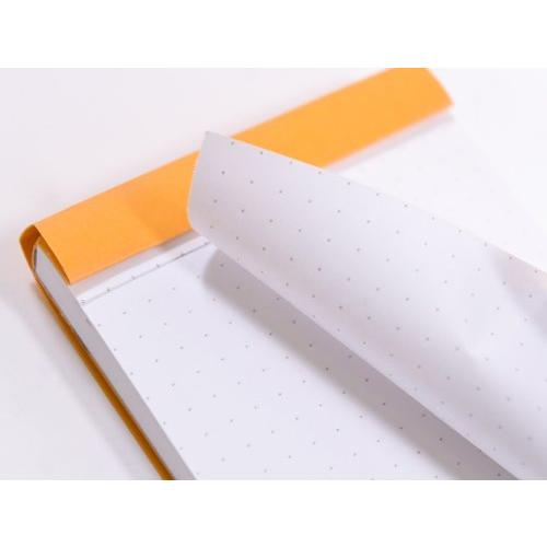 ロディア メモ帳 ドットパッド No.19(A4+ 21×31.8cm) 80枚 ドット罫 撥水カバー ミシン目入 PEFC認証取得 オレンジ |  | 01