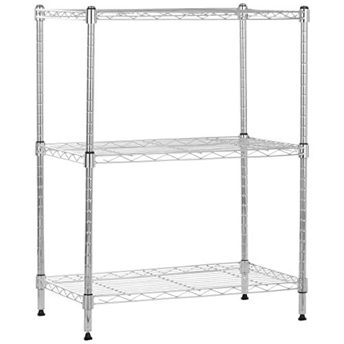 ベーシック 3段スチールラック 棚 メタルラック キッチンラック 耐荷重