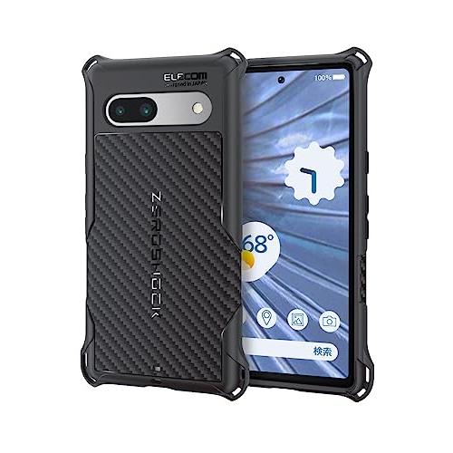 エレコム Google Pixel 7a ケース 耐衝撃 ZEROSHOCK 四つ角エアークッション ハニカム構造 ストラップホール付き [握り | 