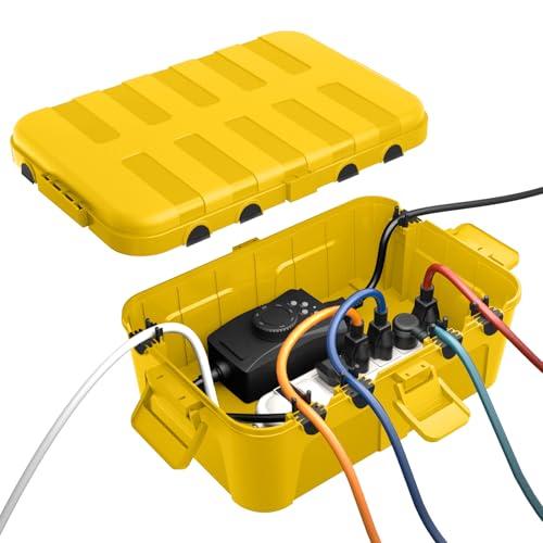 RESTMO 大型コンセントボックス 屋外 電源 防水 ボックス IP54 雨よけ