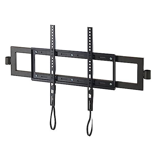 ドウシシャ ルミナス ノワール スチールラックパーツ テレビ壁掛け金具 TV壁掛けスタンド 可動式 24型~50型対応 幅81×高さ43×奥行5 | 