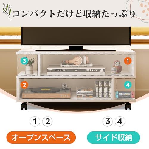 WLIVE テレビ台 テレビボード ローボード キャスター付き 幅80×奥行na Amazon｜WLIVE テレビ台 テレビボード ローボード キャスター付き 幅80