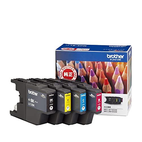 ブラザー純正 ブラザー工業(Brother Industries) インクカートリッジ4色パック(エコパッケージ) LC12-4PK-E 対応型 | 